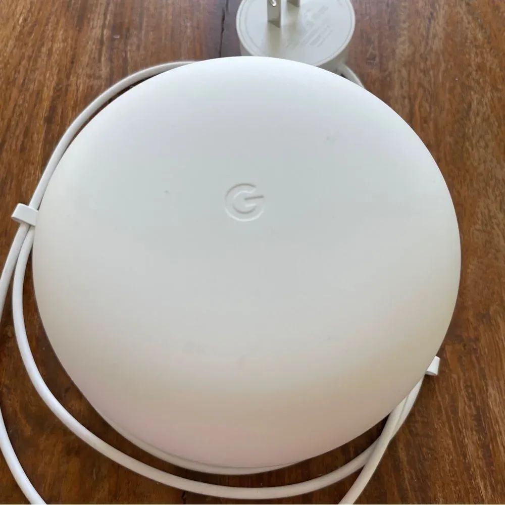 Google White Network Router with Network Cable - Picture 2 of 13